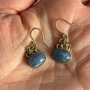 Blue Stone Drop Earrings - Liz Claiborne